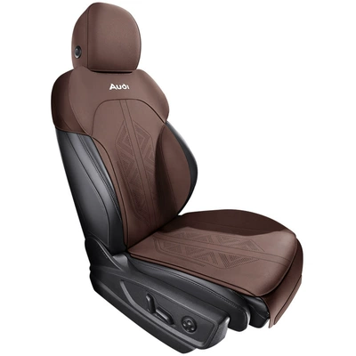 Modelə uyğun (Original) oturacaq örtükləri A4L Special Car Seat Cover - zfl-business-coffee-single-seat-111