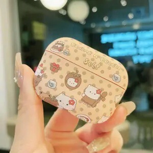 跨境卡通Kitty猫电话airpods4保护套苹果1/2代无线蓝牙耳机壳pro3|undefined