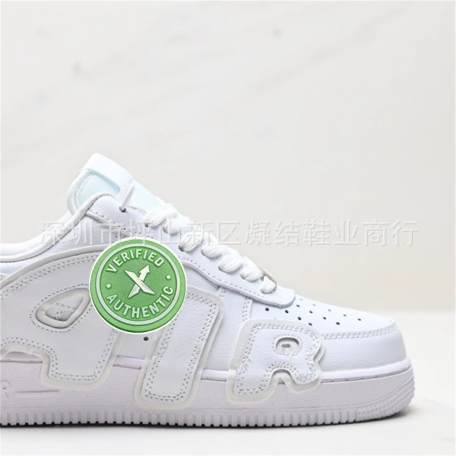 Низкие кроссовки (Nike) Air Force 1, принт скелета, цветовые решения на Хэллоуин, размеры 36–45