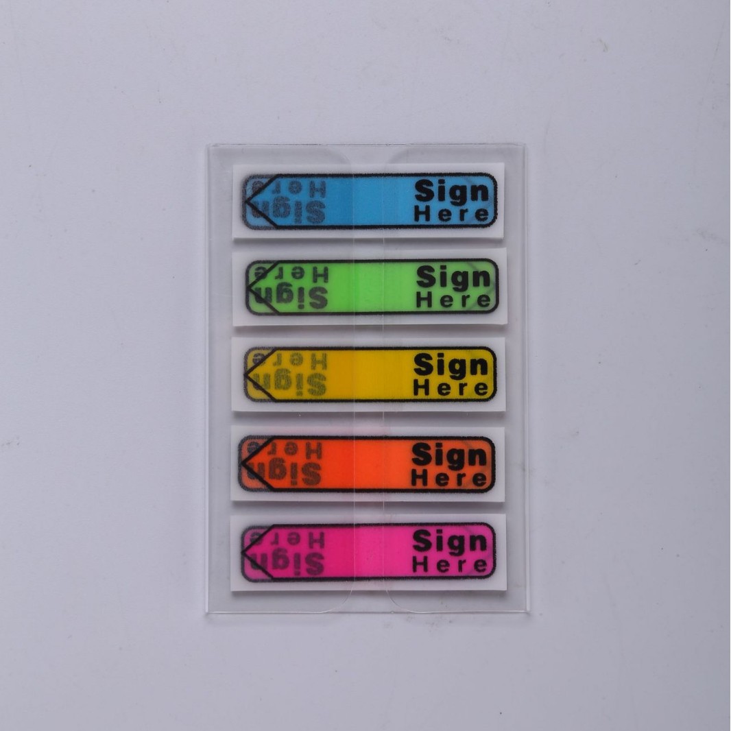 다섯 가지 색상 여기에 서명하세요(더블 드로우)