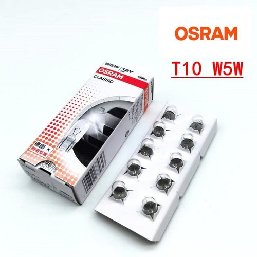 Osram Car Bulb T10 12V 5W W5W Side Marker Reading License Plate Light 2825 Taillight Bulb