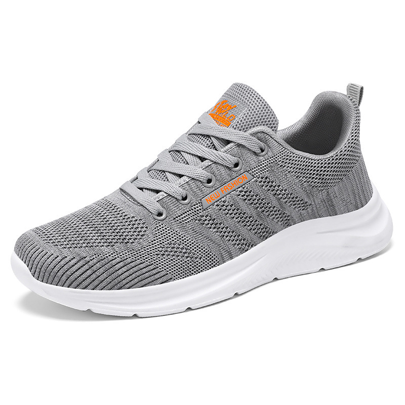 Zapatos de mujer, novedad de primavera, zapatos informales transpirables, estilo pareja, zapatos individuales, zapatos ligeros de moda, zapatos de malla versátiles de boca poco profunda para mujer