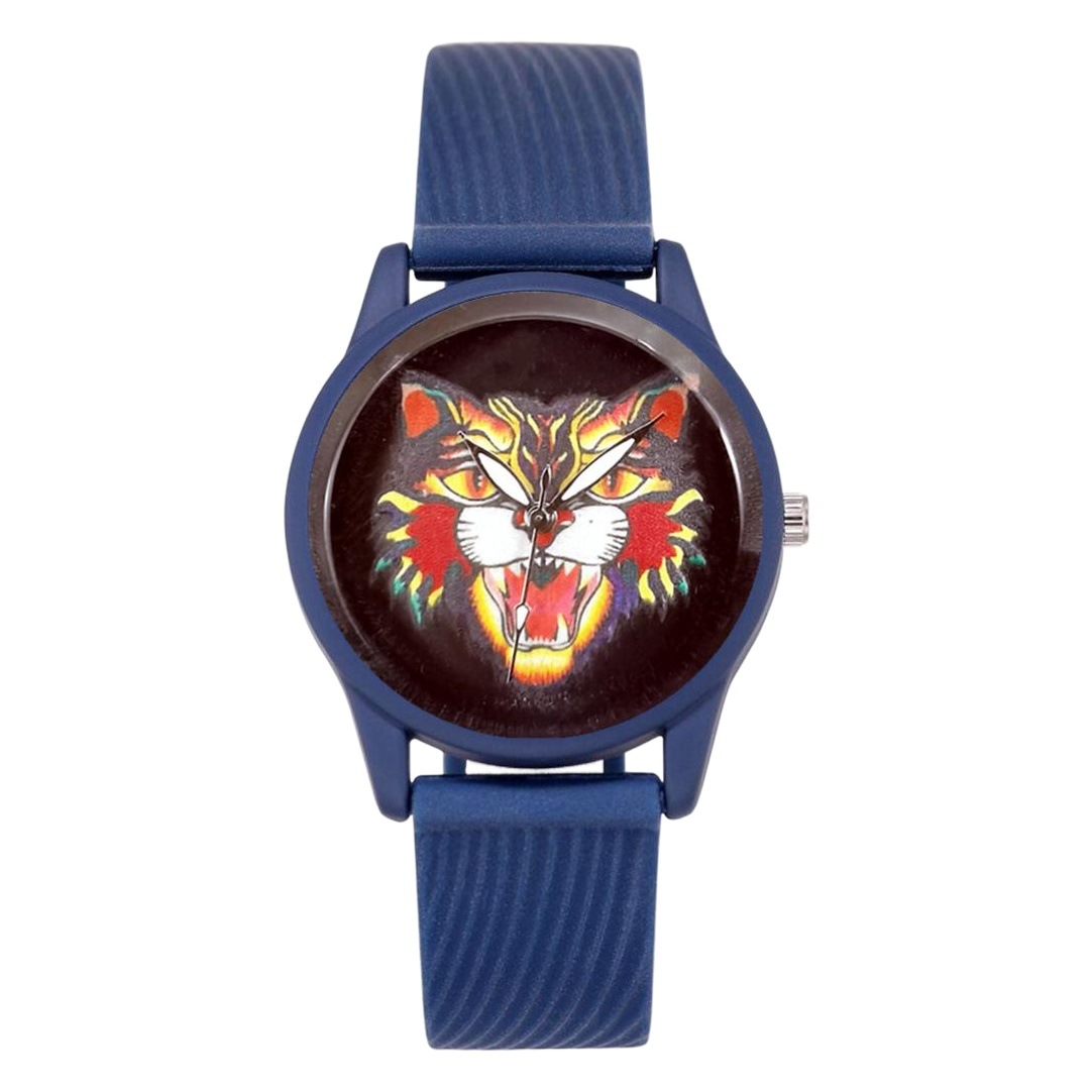 Novias redondas frescas personalidad versátil reloj de estudiante universal Reloj de cuarzo de aleación de espiral de moda simple casual