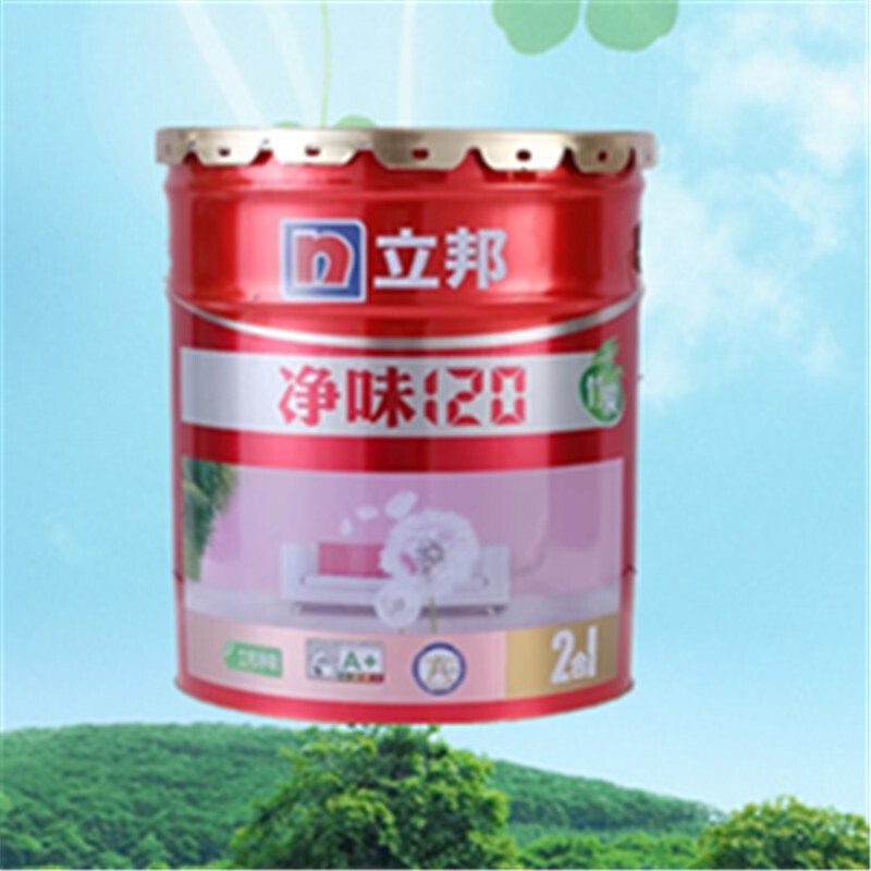 老客立邦净味120墙面漆立邦乳胶漆18L立邦漆内墙漆2合1白色18升