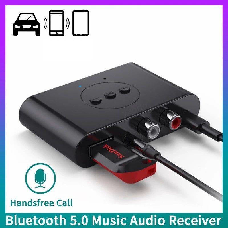 Приемник RCA Bluetooth 3.5 AUX автомобильный BluetoothRod USB Bluetooth адаптер поддерживает питание динамиков У диска 5.3