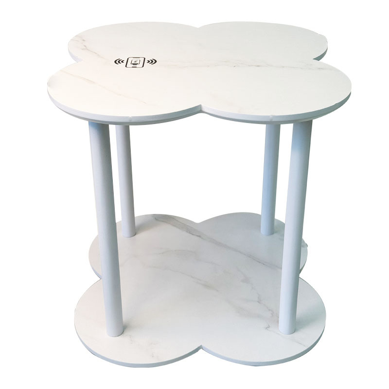 흰색 대리석 패턴 2겹