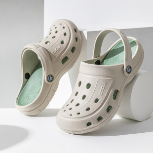 Summer beach shoes tread water sandals lovers tread excrement feeling women wear thick-soled anti-skid slippers 6351-6352