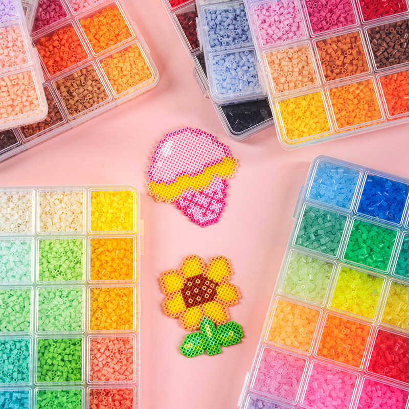 2.6mm Doudou Manufacturer Wholesale 24-Color Fusion Bean Handmade DIY Material Packaging Boxed Educational Toys