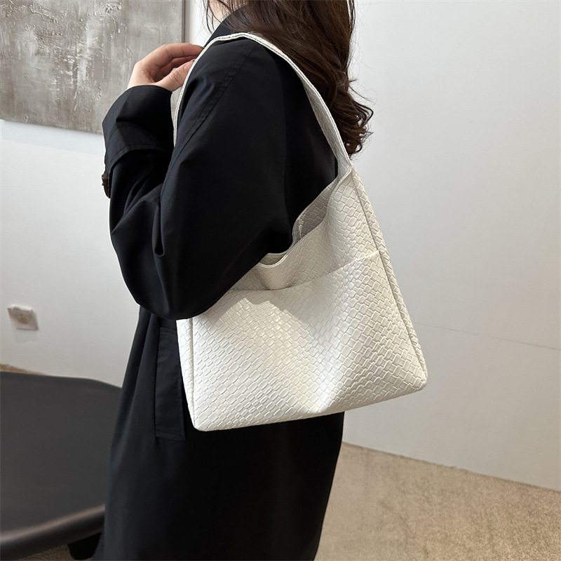 Bolso popular de este año, dama 2024, nuevo estilo de alta calidad retro bolso de hombro, gran capacidad de transporte total bolso de cubo