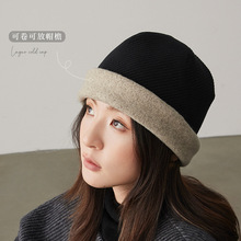 ins圈圈毛「北欧世纪芬兰」复古加厚冷帽包头地主帽瓜皮帽雅痞帽