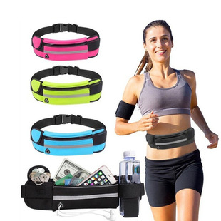 Outdoor Sports Running Waist Bag Men's and Women's Running Waist Bag Body-Fit Waist Bag Fitness Mobile Phone Waist Bag Kettle Belt Bag