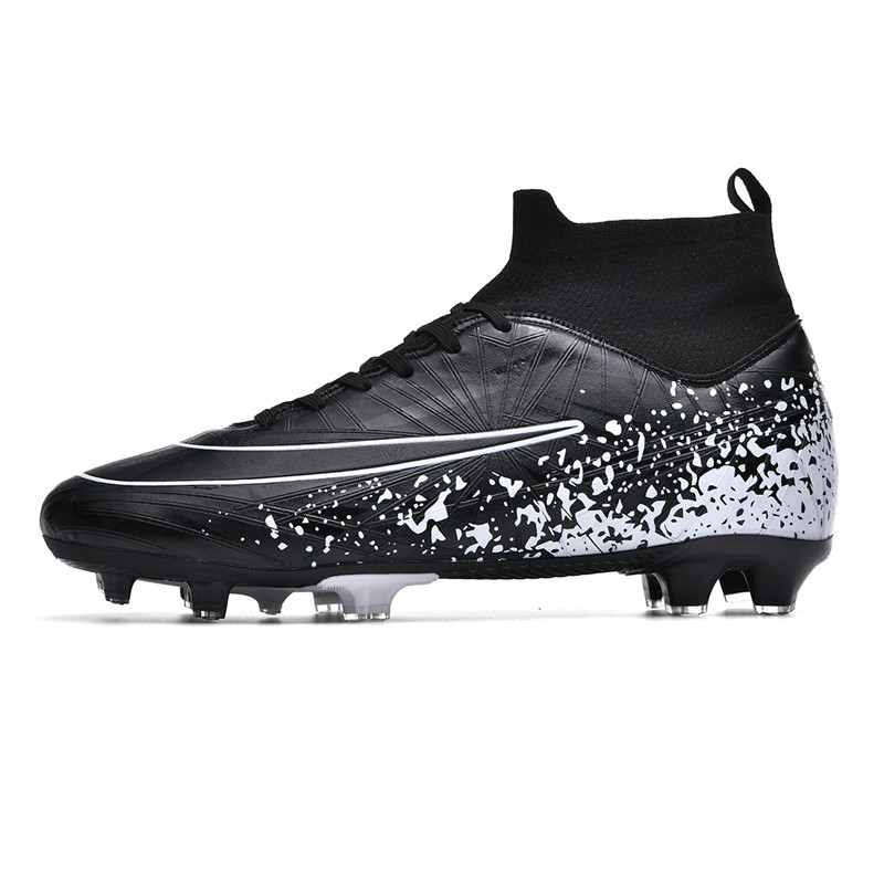 Nuevos zapatos de fútbol transfronterizos de alto impacto al aire libre para estudiantes de primaria y secundaria, zapatos deportivos de entrenamiento profesional para hombres y mujeres