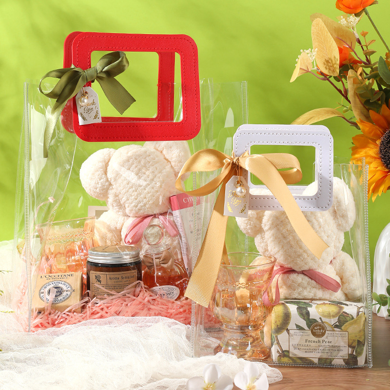 transparent linen bag PVC
