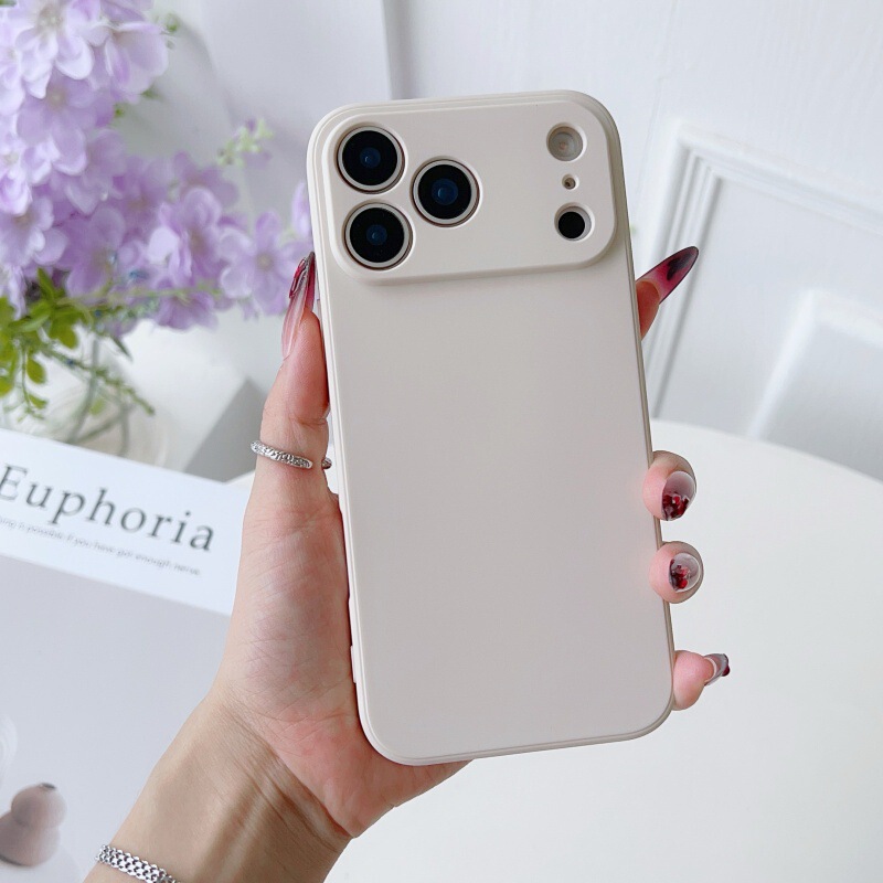 DIY适用苹果17手机壳仿液态直边iphone16硅胶15promax全包磨砂14|undefined