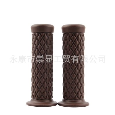 Motorcycle Handle Cover Motorcycle Modified Wear-Resistant Handle - harley-retro-handle-glue-brown