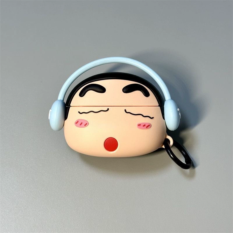 Apple, creative cartoon wireless compatible headphones, protective case, iPhone2, print, bluetooth, 3/, pro2