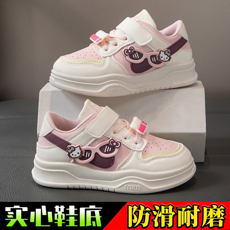 女童板鞋低帮儿童运动鞋秋季2025新款韩版休闲童鞋可爱软底跑步鞋|undefined