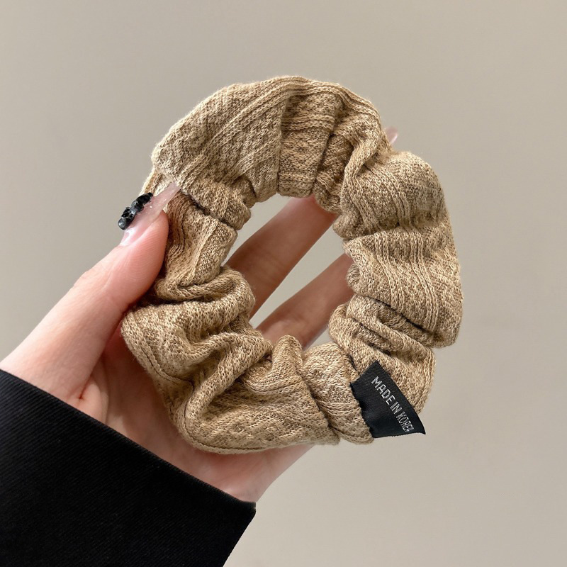 Temperamento floral intestino grueso anillo para el cabello bola femenina cabeza cuerda dulce cola de caballo cuerda para el cabello banda de goma de alta calidad accesorios para el cabello al por mayor