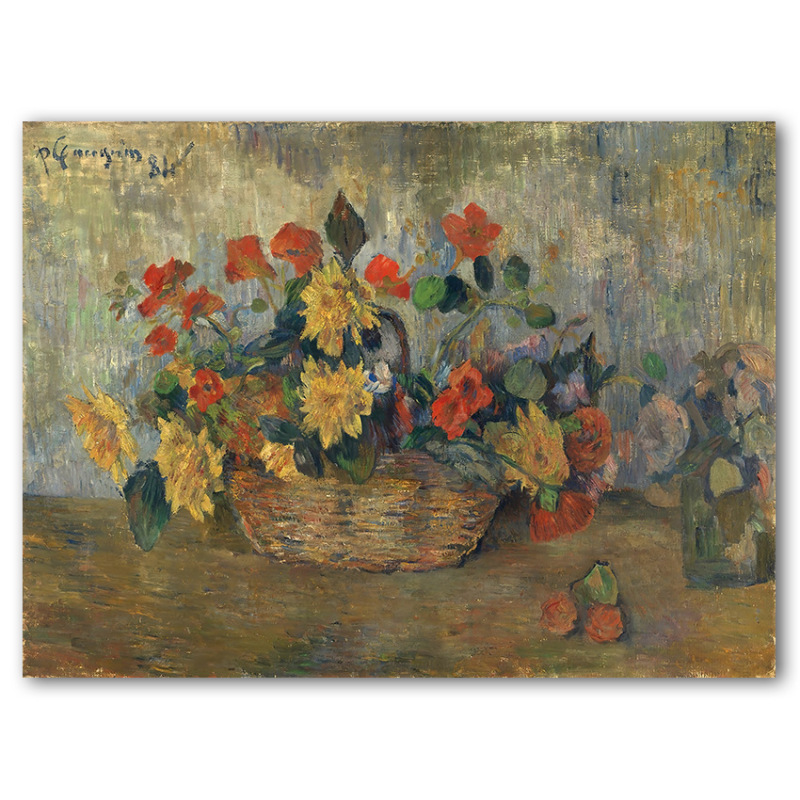 フランスポール高更世界名画レトロ芸術微噴掛画芯油絵キャンバス静止画|undefined