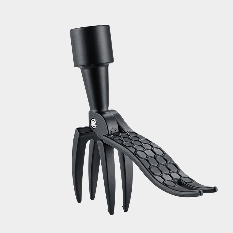 Pedal de pie gancho de deshierbe mango largo de pie Dispositivo de deshierbe manual weeding pala clip mango largo vertical weeding pala clip herramienta