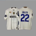 10-11 UCL Champions Inter Milan Away #22 Milito + Patch
