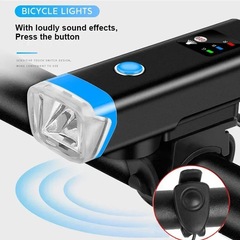 Bike front light cross-border mountain bike night riding high beam light control front light USB charging smart sensing cycling equipment