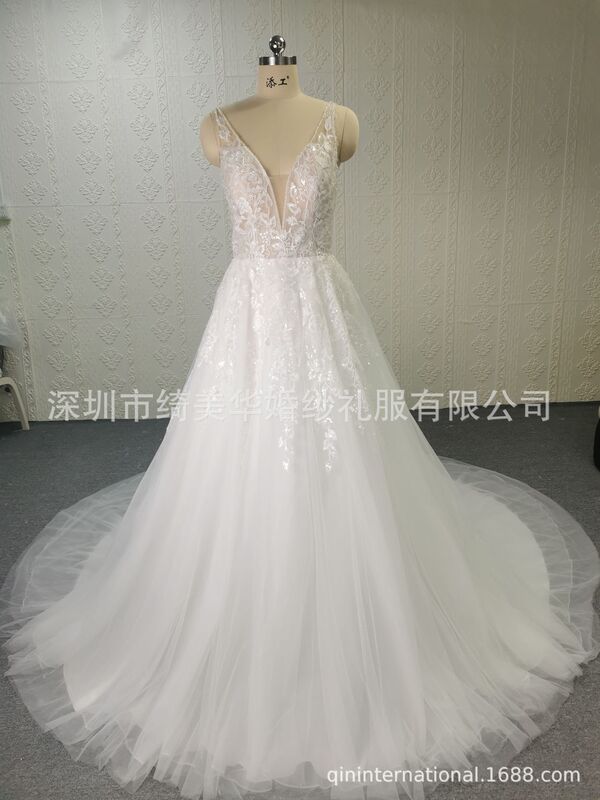 2021 Three-dimensional Flower Champagne Color A Set Champagne Color Short-sleeved V-neck Wedding Evening Dress Short Tail 2021 Three-dimensional Flower Champagne Color A Set Champagne Color Short-sleeved V-neck Wedding Evening Dress Short Tail