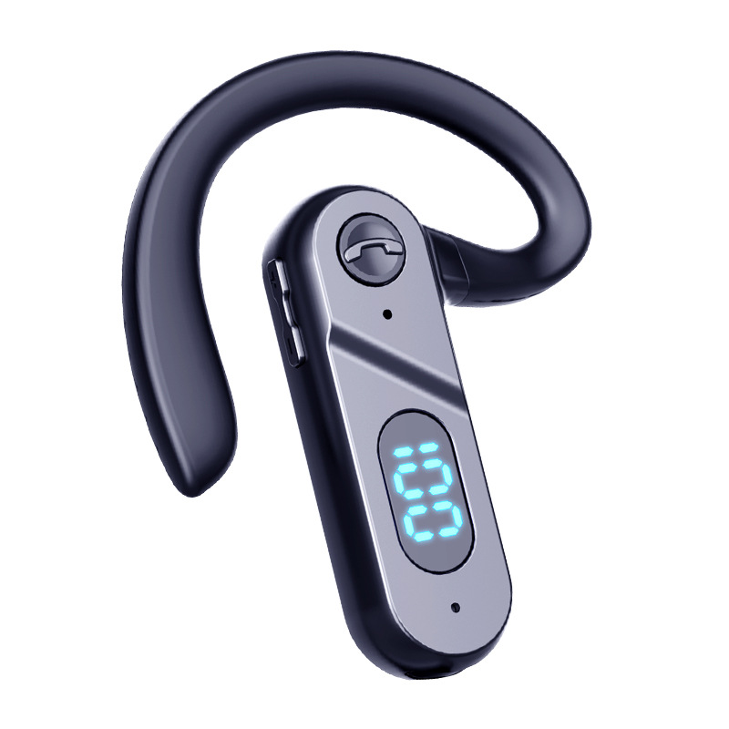 新款V28挂耳蓝牙耳机商务数显5.2 运动跑步户外车载跨境