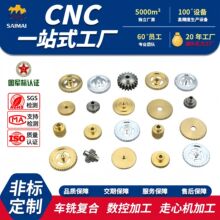 cnc机加工不锈钢加工齿轮耐磨低噪五金零件加工数控车床加工黄铜