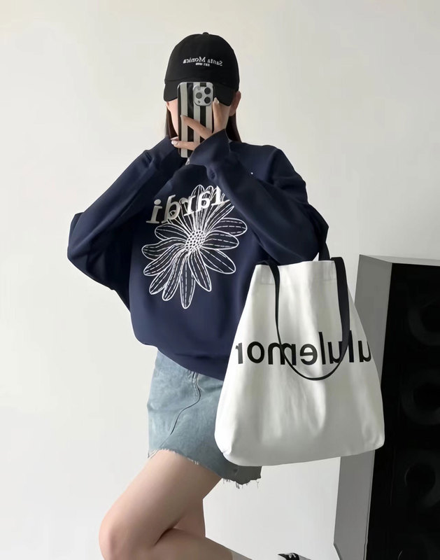 2025新款Mardi卫衣刺绣金高银同款小雏菊宽松套头圆领外套上衣女|undefined