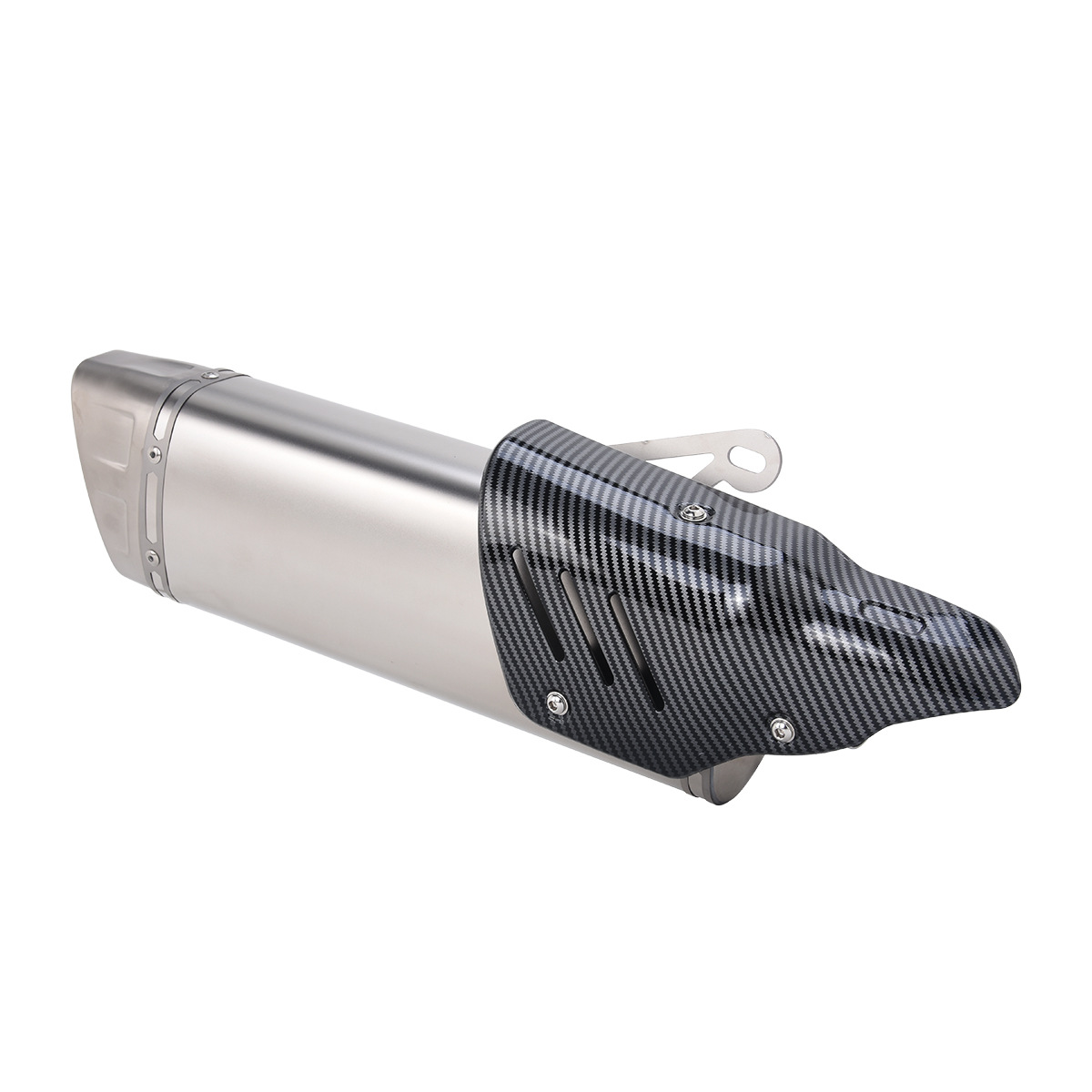 Suitable for modified diagonal quad-corner exhaust pipes for Sai 800, Chunfeng 655, Wuji SR450X, CBR500, and Kaiyue 625X