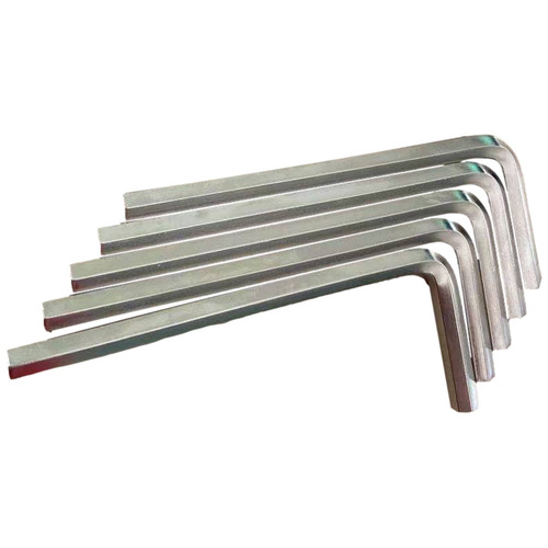 Hexagonal key flat head hexagonal wrench hardware tool accessories steel L-shaped industrial hexagonal wrench