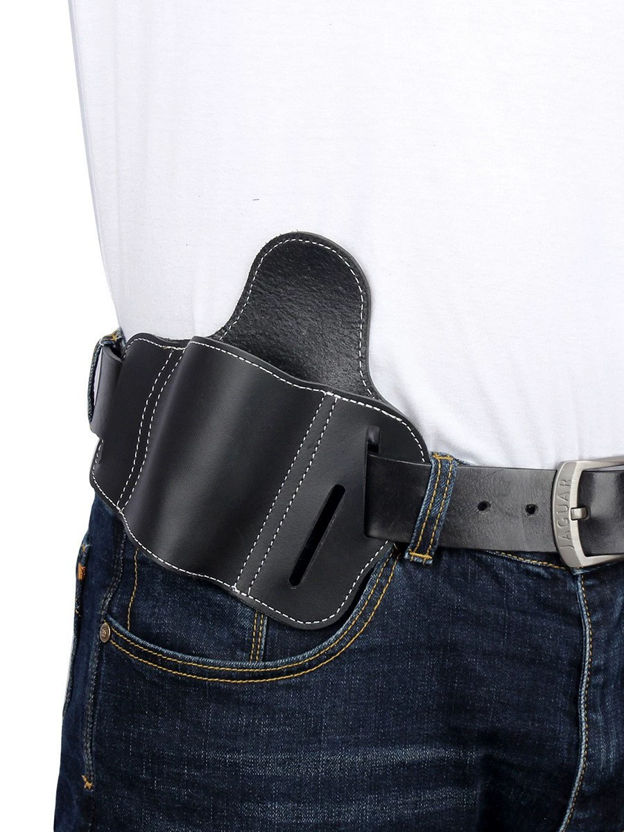 Leather travel tactics invisible quick pull gun, new collection