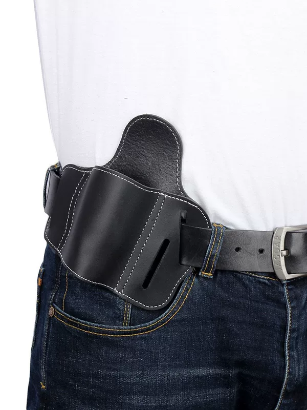 Leather travel tactics invisible quick pull gun, new collection
