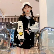 女童秋季外套棒球服2024新款韩版儿童女大童洋气秋装洋气时尚夹克