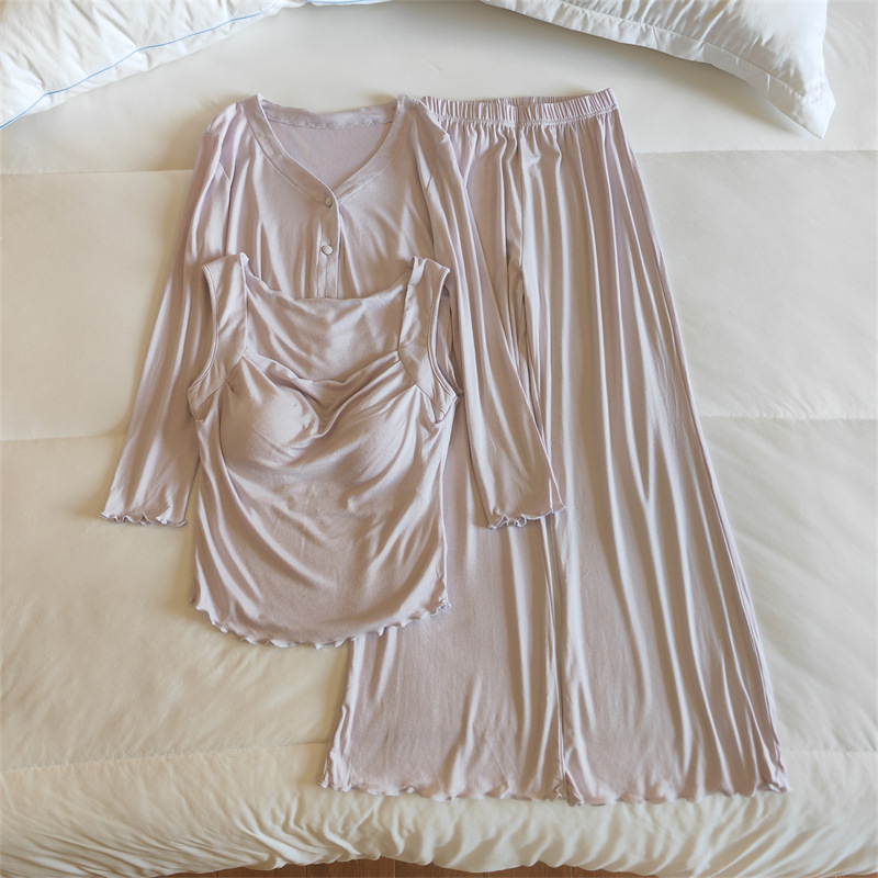 8320.4#타로 퍼플 조끼 + 바지 + 재킷 [고정 가슴 패드]