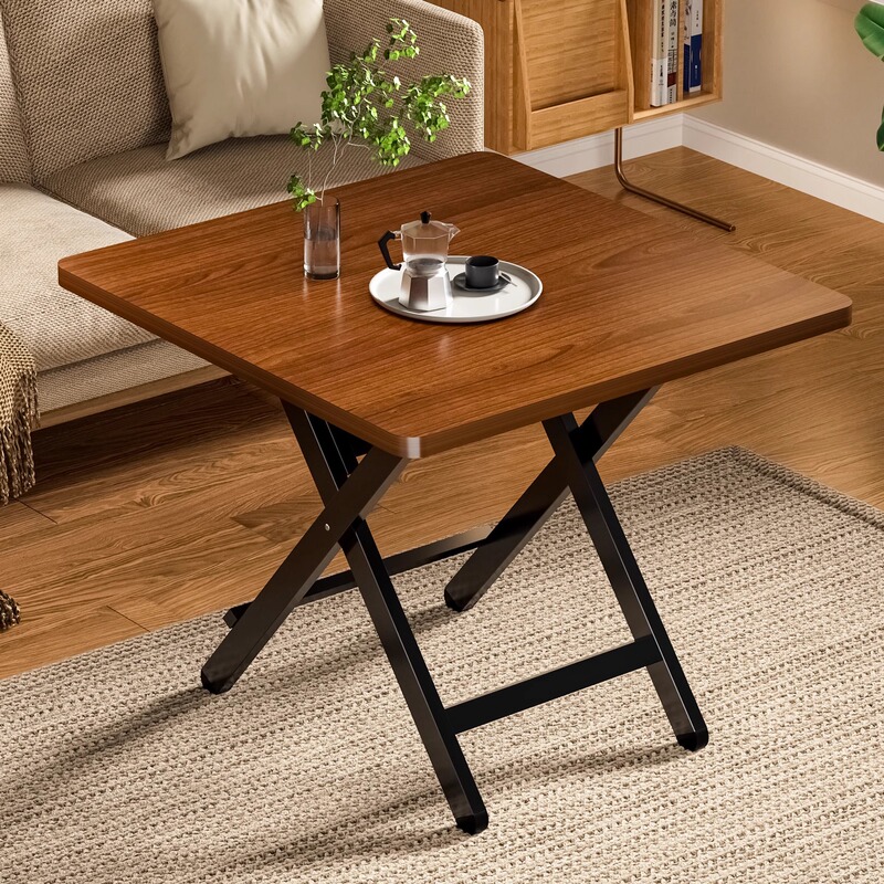 Foldable Table Square Dining Table Household Small Table Small Apartment Rental Room Simple Dining Table Square Table