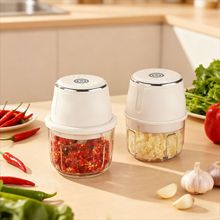 电动辅食机料理机家用小型搅拌神器多功能迷你绞肉机辣椒捣蒜样品