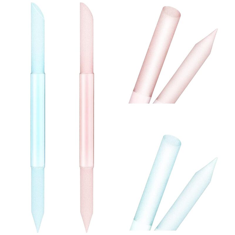 Glass Cuticle Remover Double Sided Cuticle Trimmer Manicure Stick Grinding Polishing Tool Manicure Tools
