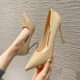 Small Size Snake High Heels 313233 Stiletto Heel Shoes Women's 2024 Spring and Summer Elegant All-match European and American Style Pointed Shallow Mouth