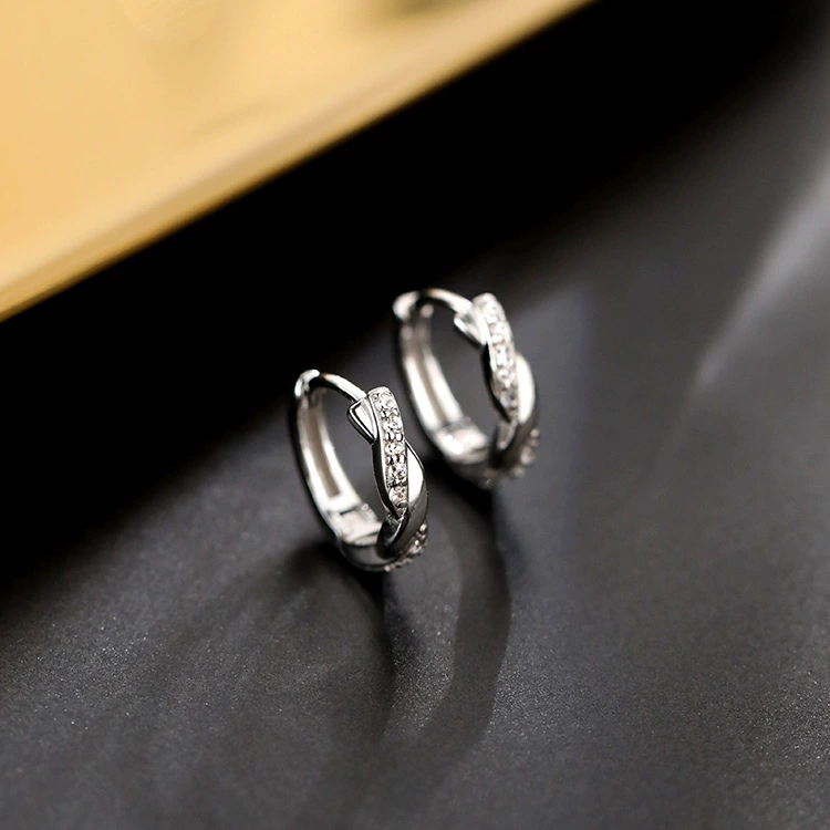 Старинные серьги S925 серебряная игла — жемчужина, кольцо и геометрические стили, легкие 0.005 кг