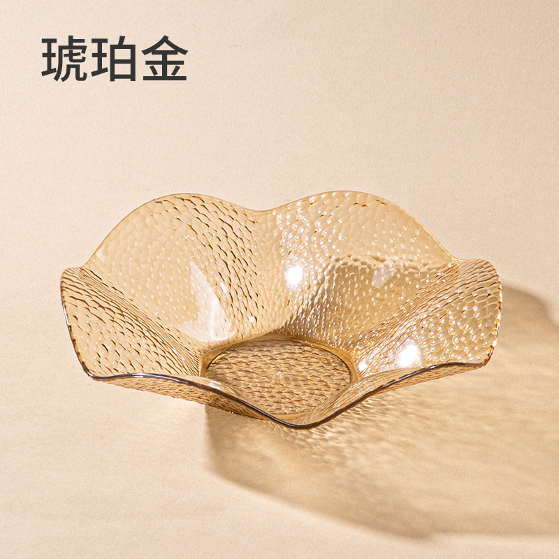 Yi Lijie Plato de frutas de lujo ligero Sala de estar para el hogar Mesa de centro Cesta de frutas Plato de dulces de bocadillos Plato de frutas secas Plato de dim sum