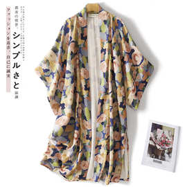 实拍汉服女宋制油画长干寺夏款时尚宽松大码女装旋裙日常通勤外套