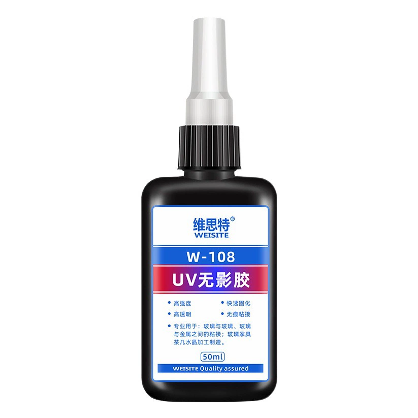 УФ-бестеневое клейкое стекло хрустальный металлический акрил специальный немаркий клей УФ-отверждаемый изогнутый экран мобильного телефона