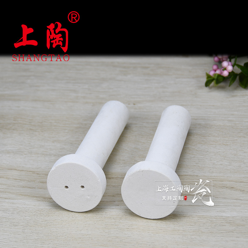 氧化铝高铝刚玉法兰实心棒高铝管法兰套有孔刚玉管耐温非标定制