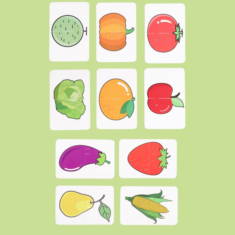 Nuevos juguetes de rompecabezas para niños, tarjetas de educación temprana para bebés y niños, iluminación para bebés, piezas grandes, rompecabezas de emparejamiento en stock