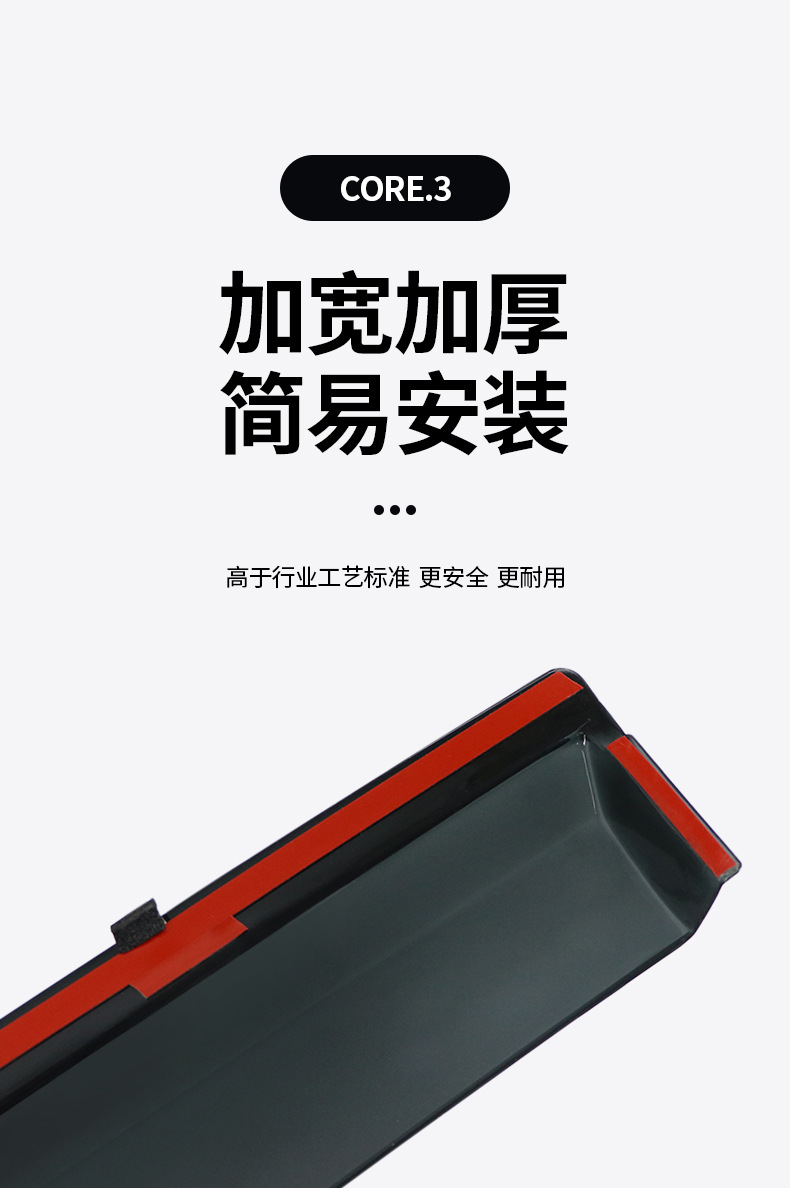 For Geely Galaxy M9 25 Rain Visor Car Window Accessories