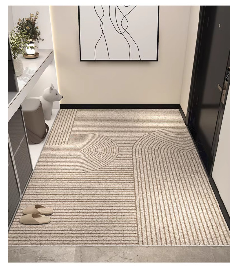 Silk Loop Entrance Door Mat for the Main Entrance, Dirt-Resistant, Dust-Removing, Non-Slip Household Mat, Hallway Mat