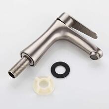 304不锈钢单冷水龙头特厚浴室拉丝洗手单冷小蛮腰龙头单冷型