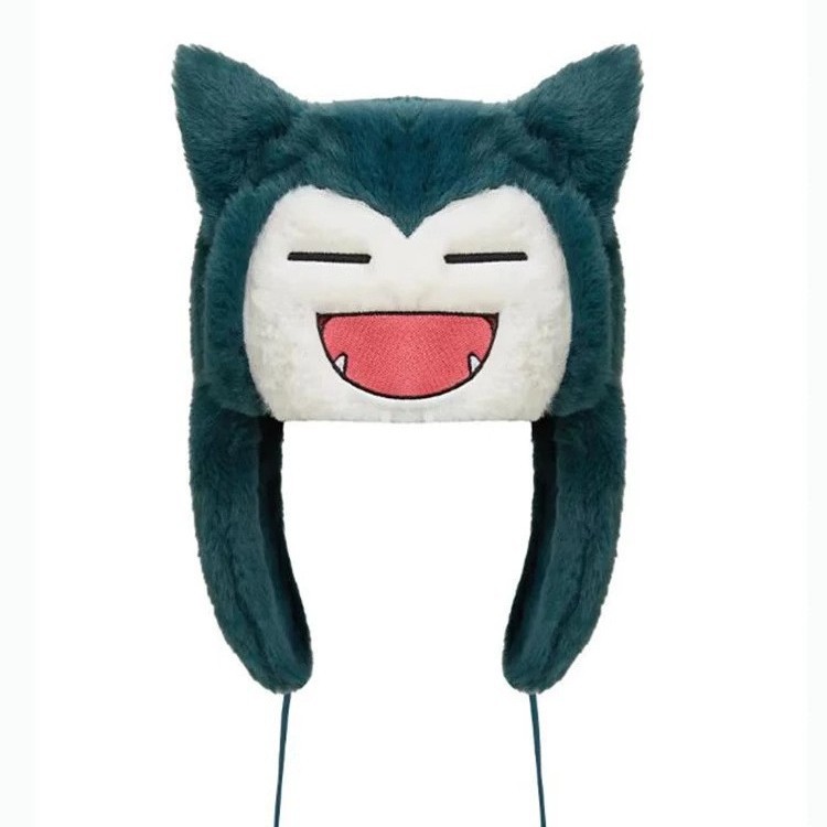 Inventario de la industria pesada otoño y invierno engrosado sombrero de dibujos animados para hombres y mujeres lindos sombrero de protección de orejas caliente sombrero de pelusa al por mayor sombrero frío